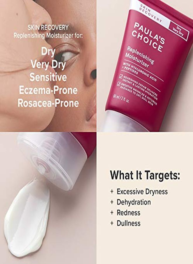 PAULA'S CHOICE كريم مرطب ومجدد للبشرة لعلاج الاحمرار، مرطب للوجه، يهدئ الوردية والتجاعيد ولون البشرة غير المتساوي، أنبوب 12 أونصة - Image 4