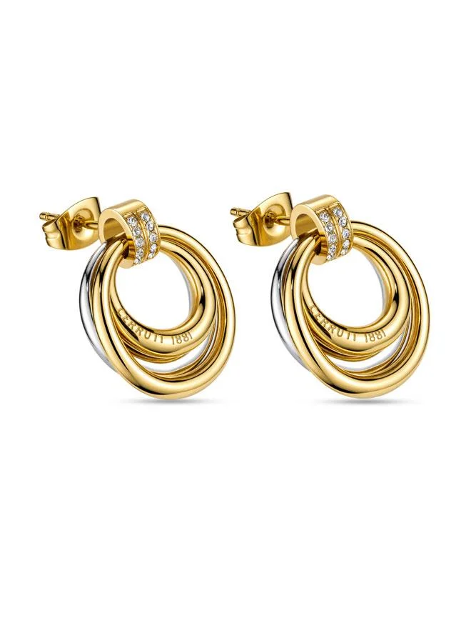 شيروتي 1881 Gisella Stainless Steel Drop Earrings for Women