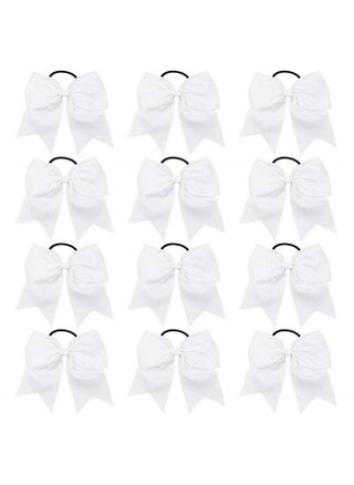 12PCS 8" Large Cheer Hair Bows Ponytail Holder Handmade for Teen Girls Softball Cheerleader Sports-White - pzsku/Z1175FEBF259A4BABD0E2Z/45/_/1683878817/e01eac8b-8722-4519-ac6f-c8fbd8806281