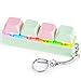 FunisFun Keyboard Fidget Toy for Adults Keyboard Clicker with LED Light Keychain Fidget Stress Relief Sensory Toy - Image 3