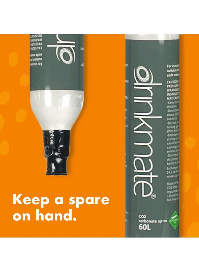 DrinkMate - ٍSoda maker cylinders, Twin pack - Image 1