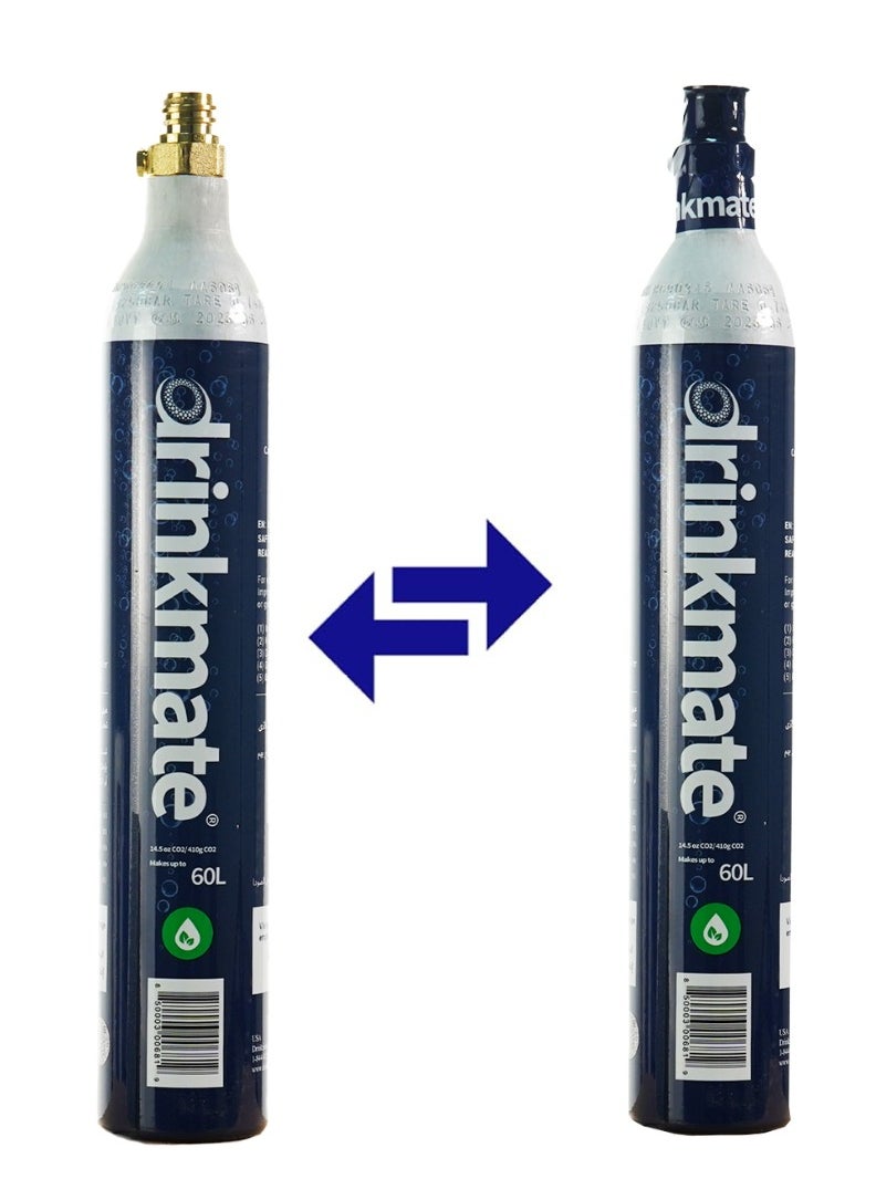 DrinkMate - ٍSoda maker cylinders, Twin pack - Image 1