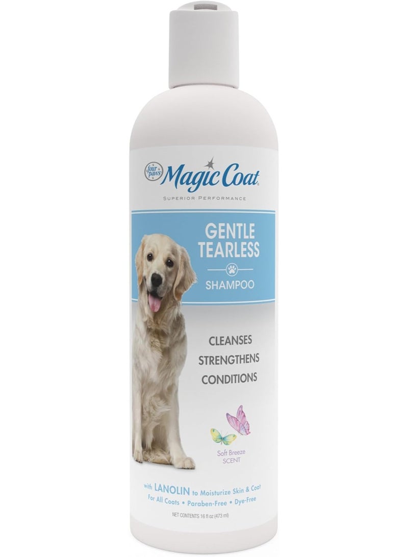 Four Paws Magic Coat Gentle Tearless Shampoo, Soft Breeze Scent 16oz
