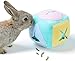 Jevnd Large Rabbit Foraging Toy with Bell Washable Puzzle Feed Game Rabbit Toy for Bunnies Boredom Snuffle Ball Treat Dispenser Exercise Bunny Enrichment Toys Bunny Toys for Indoor BunniesRandom Color - Image 3