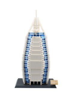 wange The BURJ AL ARAB Hotel Of Dubai Building Blocks Set-1300+PCS Assembly Architecture Model Educational Building Toys For Kids  - Image 3