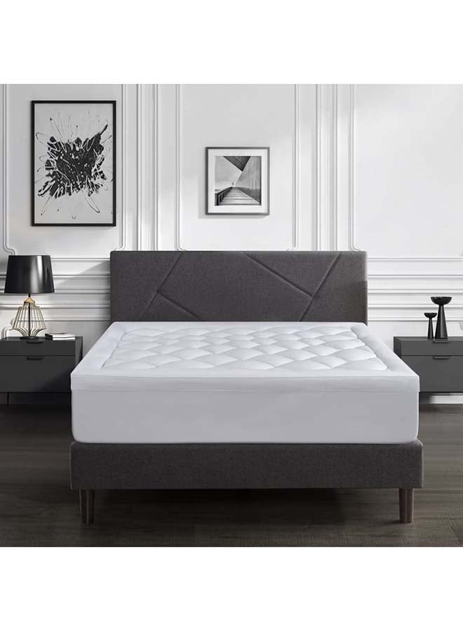 كرز لنن مرتبة لباد قطن 10 سم 200×135 مع سماكة 38 سم مقاس مزدوج - Image 1