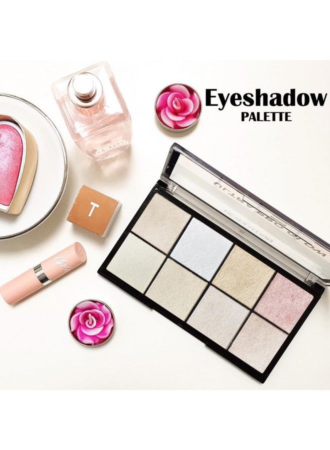 adbeni 8-Color Eyeshadow & Highlighter Palette 22Gm | Versatile Shades For Stunning Eye Looks & Luminous Highlights | Enhance Your Natural Beauty With Long-Lasting Pigments - Image 2