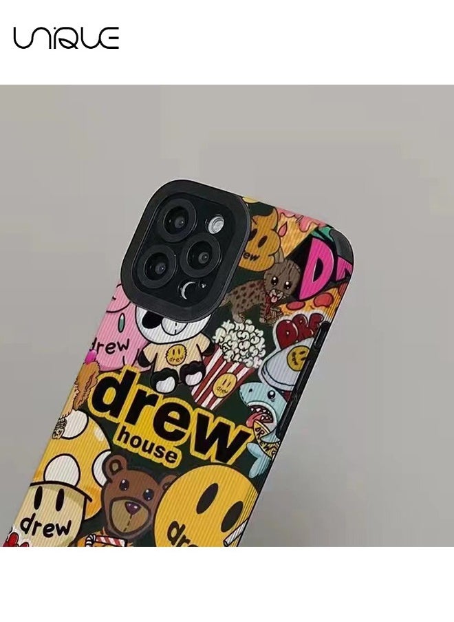 Unique - Compatible with iPhone 15 Pro Cases, Patterned Graffiti Phone Cases, Silicone Phone Cases - Stylish and handsome phone cases - Durable Drop Protection - Image 1
