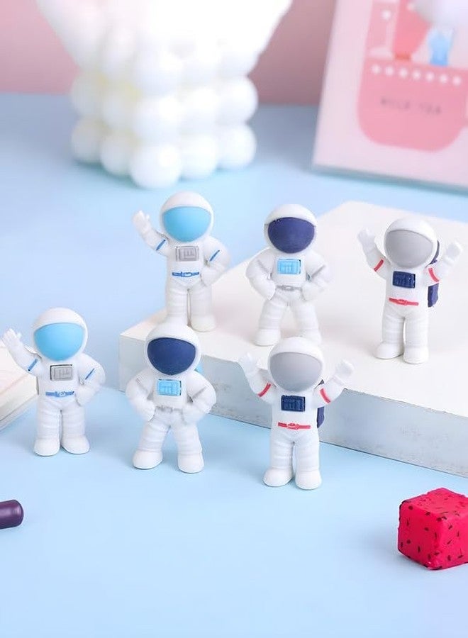 Radiance™ 12 Pcs Space Theme Erasers for Kids | Fun Pencil Erasers for Boys | Random Designs & Colors | Fancy Stationery for School & Birthday Return Gifts - Image 1