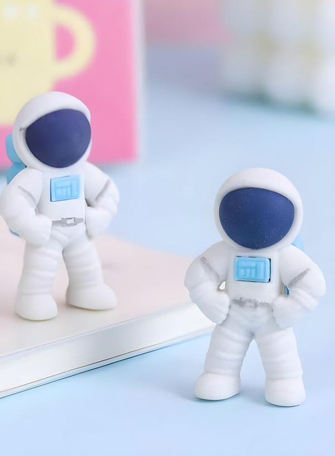Radiance™ 12 Pcs Space Theme Erasers for Kids | Fun Pencil Erasers for Boys | Random Designs & Colors | Fancy Stationery for School & Birthday Return Gifts - Image 3
