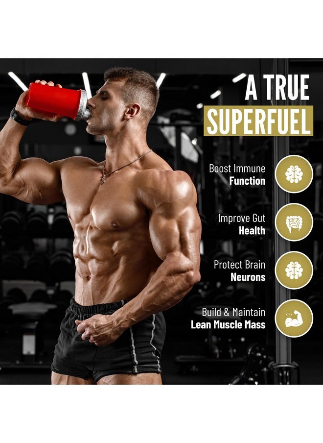 Health & Household - B.Rad Grass Fed Whey Protein Isolate Powder With Creatine | Ultra-Pure, All-Natural Clean Ingredients | Superfuel With Whey And Creatine | 100% Usa Sourced | Delicious Cocoa Bean (Chocolate) Flavor - Image 1