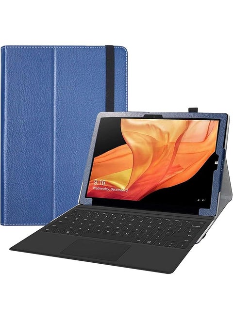 For Chuwi Ubook X 12" Case Pu Leather Folio 2 Folding Stand Cover Case For Chuwi Ubook X 12 Inch Tablet Pc Not Fit Chuwi Ubook 11.6" Tablet Dark Blue