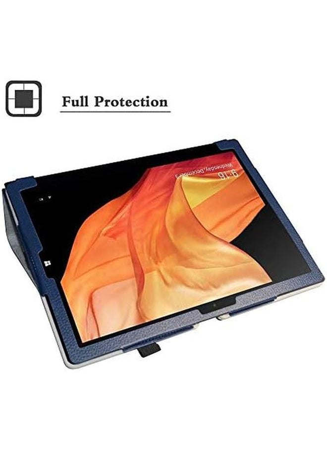 For Chuwi Ubook X 12" Case Pu Leather Folio 2 Folding Stand Cover Case For Chuwi Ubook X 12 Inch Tablet Pc Not Fit Chuwi Ubook 11.6" Tablet Dark Blue