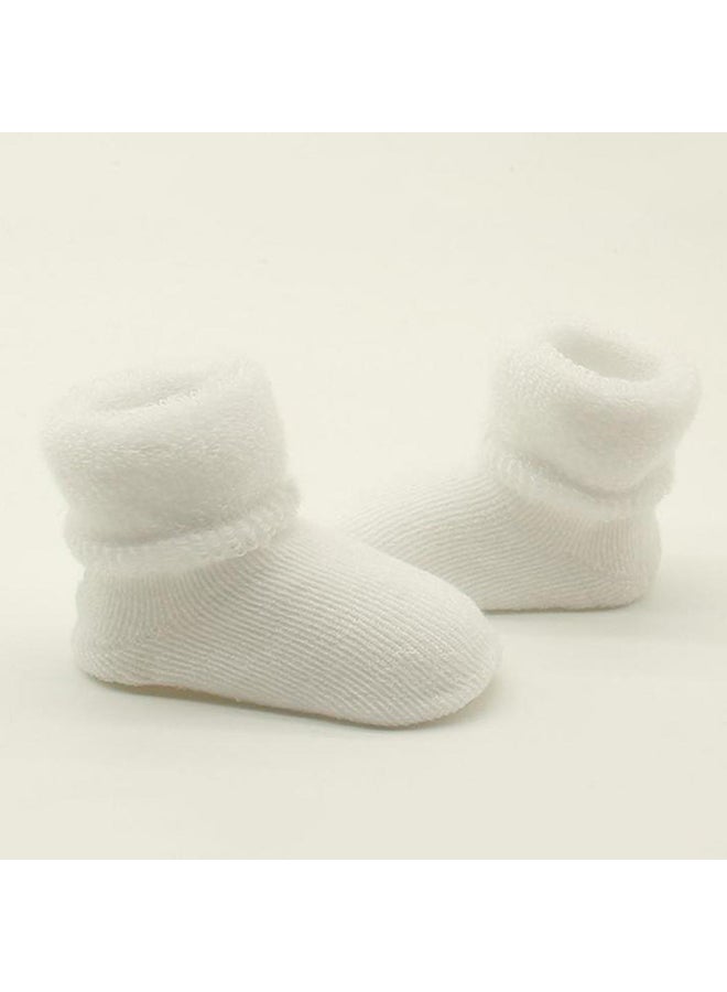 Cute Baby Toddlers Winter Warm Keeper Soft Elasticity Cotton Boots Socks - Image 5