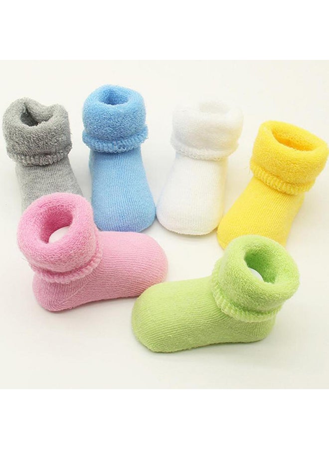 Cute Baby Toddlers Winter Warm Keeper Soft Elasticity Cotton Boots Socks - Image 2