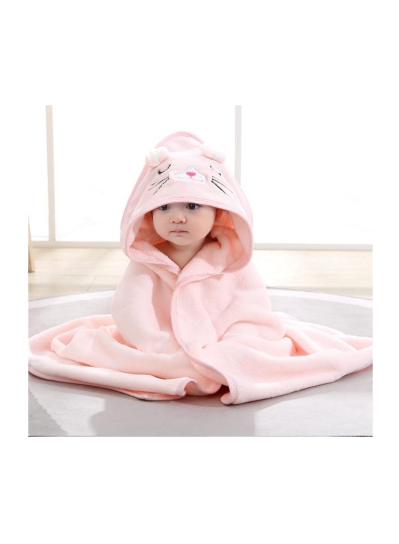 HJB VISSO Baby hooded bath towel,Premium Natural microfiber ultra soft super absorbent for baby girl & boy - Image 1