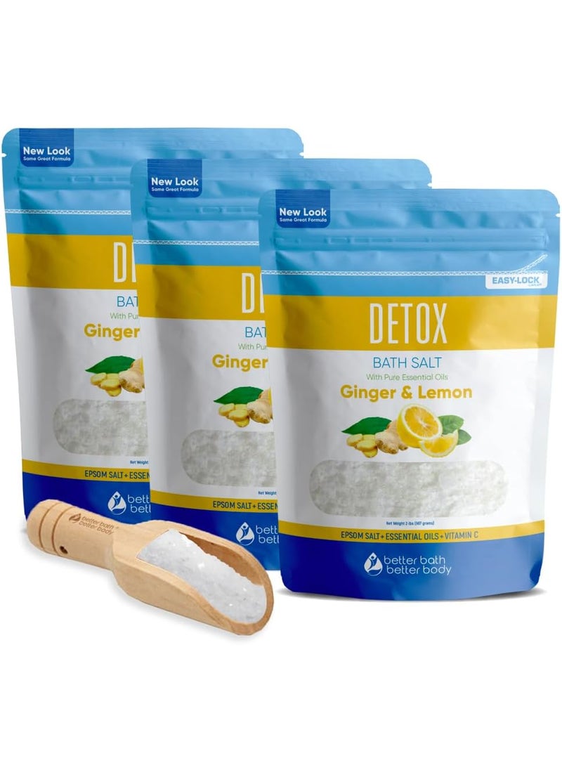 Better Bath Better Body Detox Bath Salt 3Pack 2Lbs Each 6Lbs Total 