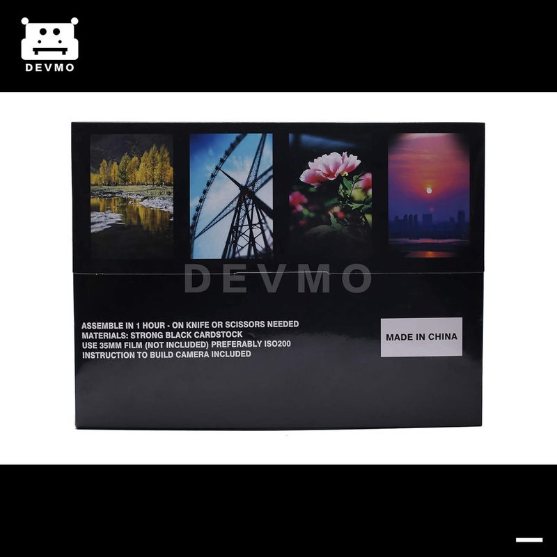 DEVMO Compatible with DIY Lightnes Classic Retro Holga Lomo Recesky TLR Camera 35mm Film Twin Lens Reflex Kit - Image 2