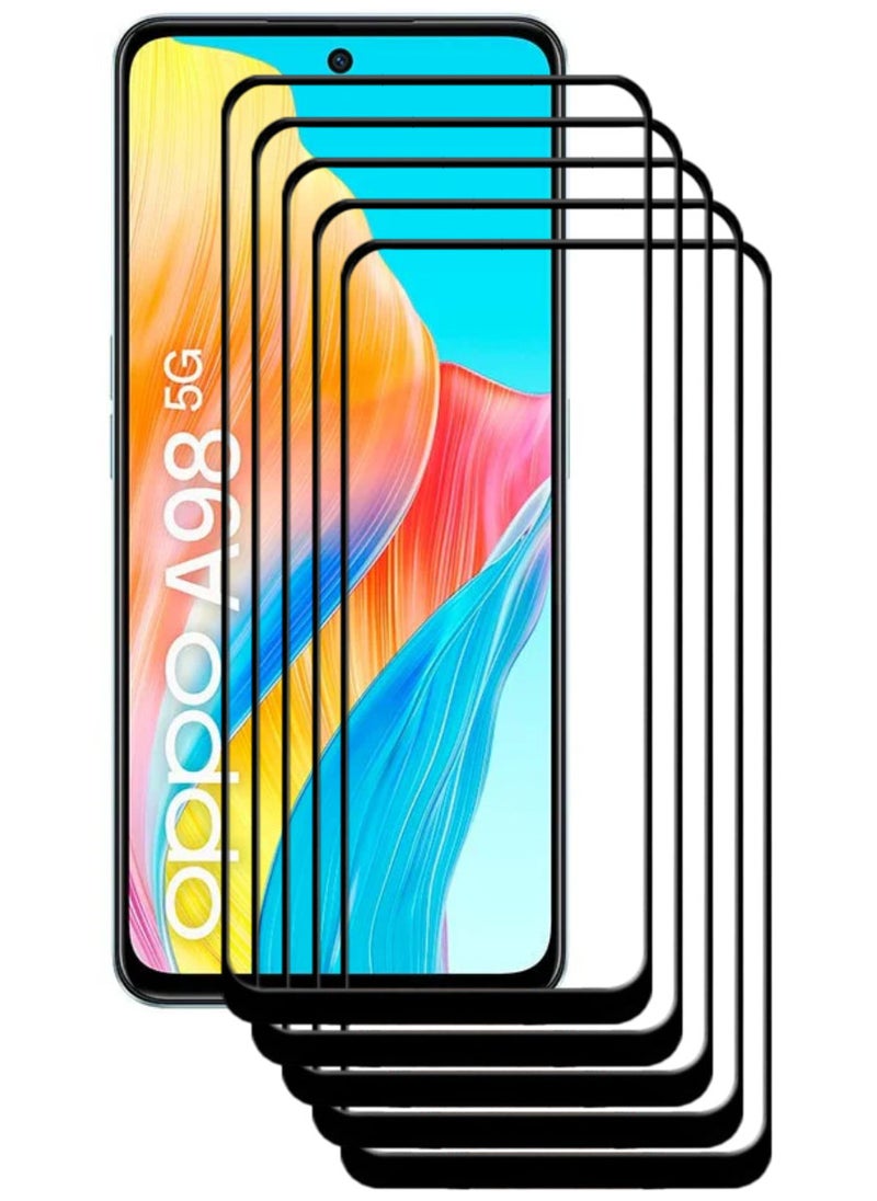 أكاليكس 5 قطع، حماية شاشة،  لهاتف اوبو  A98، جودة ممتازة. - Image 1