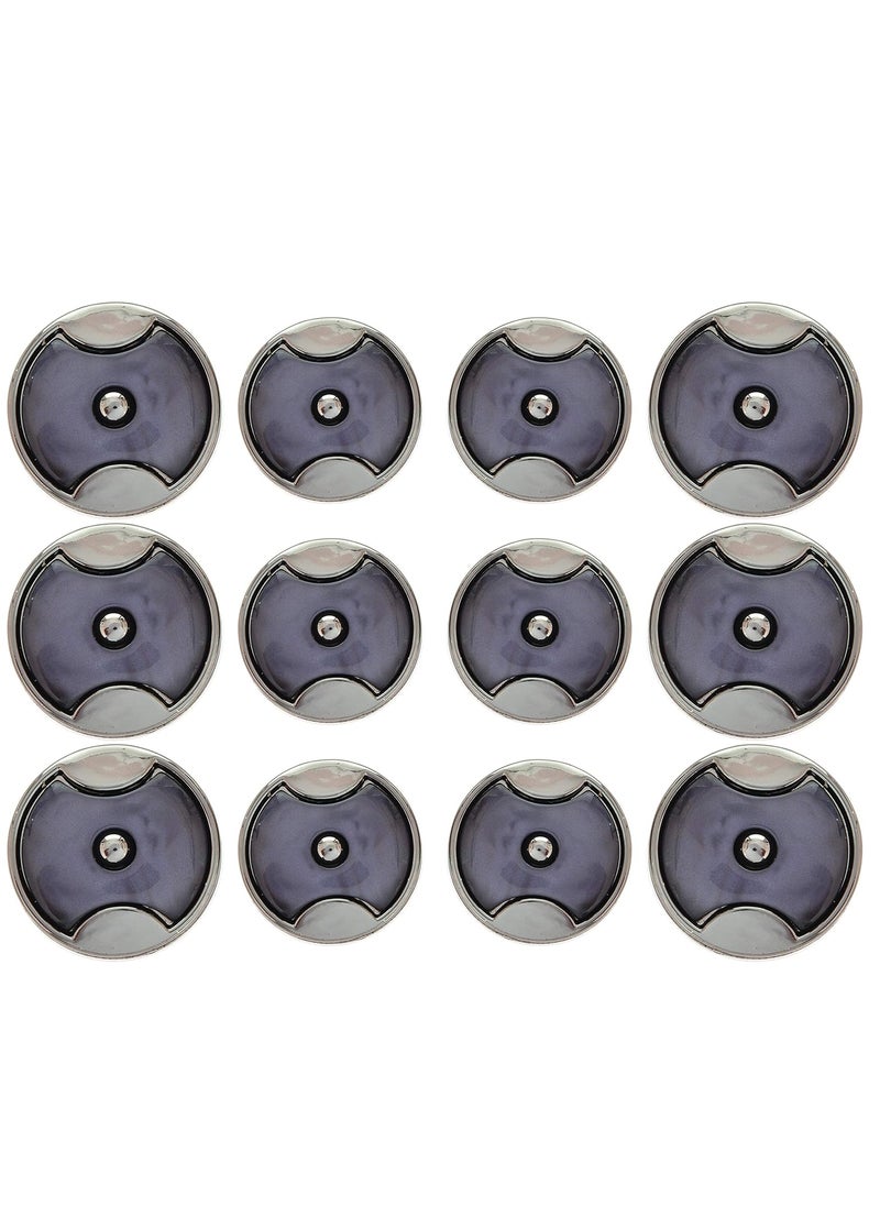 Handicraft Kottage - Handicraft Kottage® Antique Metal Button for Coat,Blazer,Suit,Sherwani and Indian Dresses (Navy Blue) - Image 1