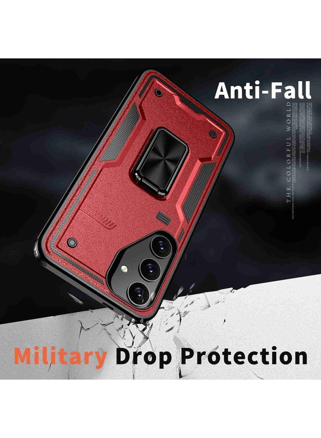 erorex Case For Samsung Galaxy S25 Ultra 5G Ring Holder PC Hybrid TPU Phone Case - Image 3