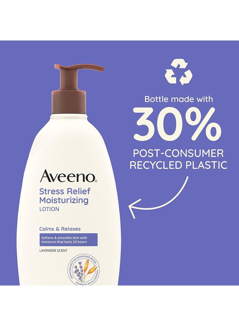 Aveeno Stress Relief Moisturizing Lotion, 12 fl oz - Image 4