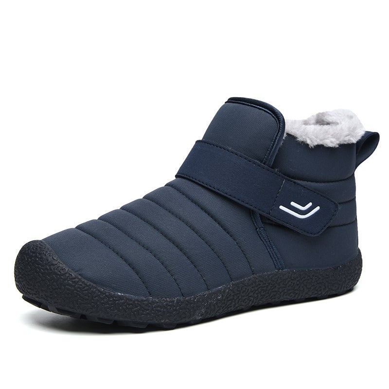 Rain Shoes Plus Size Cotton Shoes Kitchen Fleece-Lined Work Shoes Car Wash Shoes A Generation Of Hair - Image 1