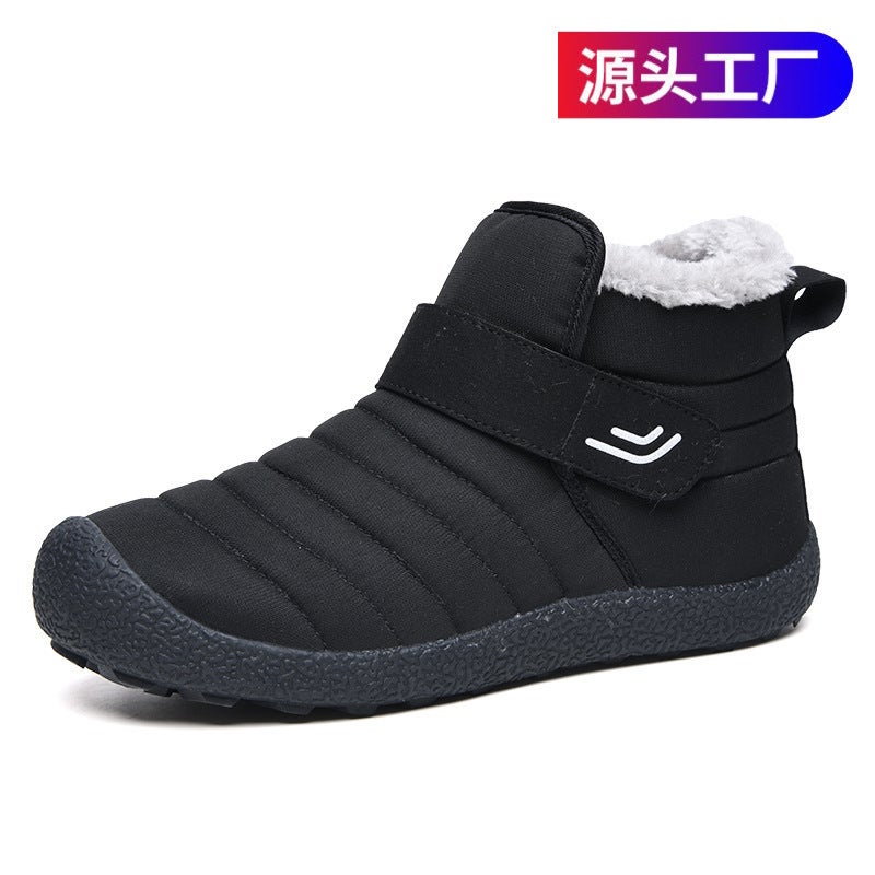Rain Shoes Plus Size Cotton Shoes Kitchen Fleece-Lined Work Shoes Car Wash Shoes A Generation Of Hair - Image 3