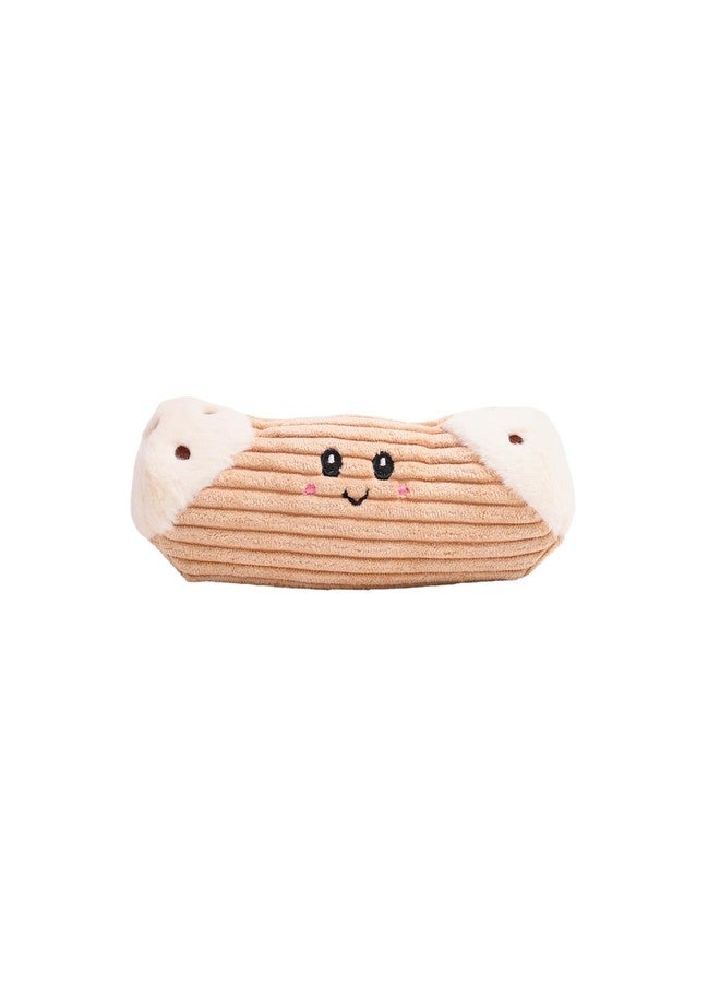 لعبة كلب قطيفة تصدر صوتاً من مجموعة Puffy Crew، مجموعة Bakery Bite_Stick، 8 بوصات، للكلاب الصغيرة والمتوسطة (كانولي، صغير) - Image 2