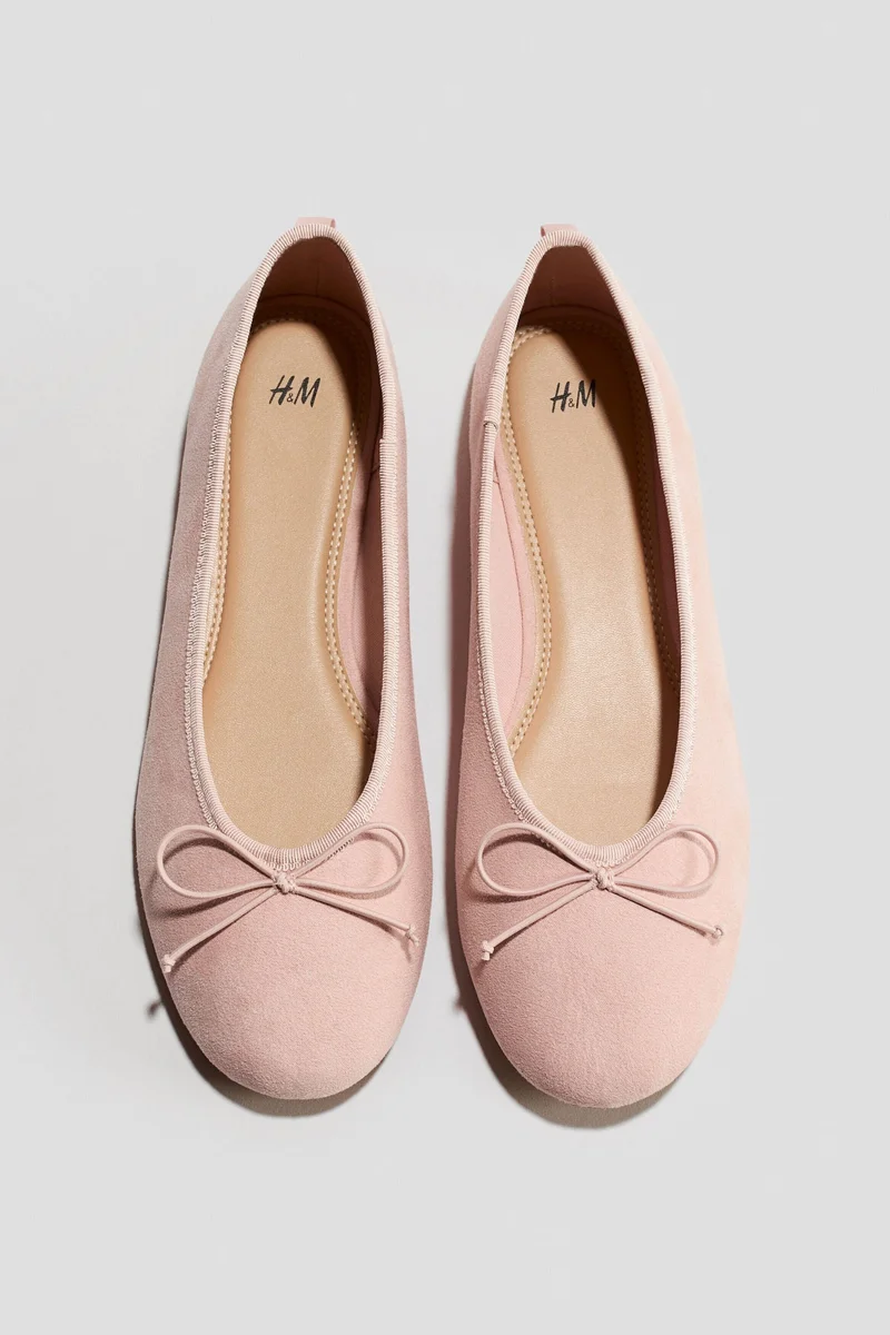 H&M Bow-detail ballet pumps