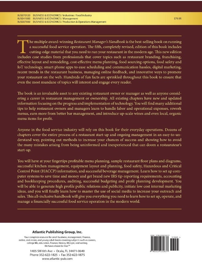 The Restaurant Manager's Handbook: How to Set Up, Operate, and Manage a Financially Successful Food Service Operation - Image 2