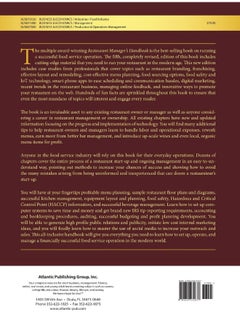 The Restaurant Manager's Handbook: How to Set Up, Operate, and Manage a Financially Successful Food Service Operation
