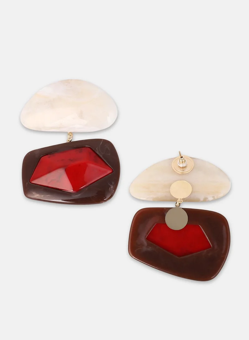 سوهي Women's The Tanah Statement Drop Earrings