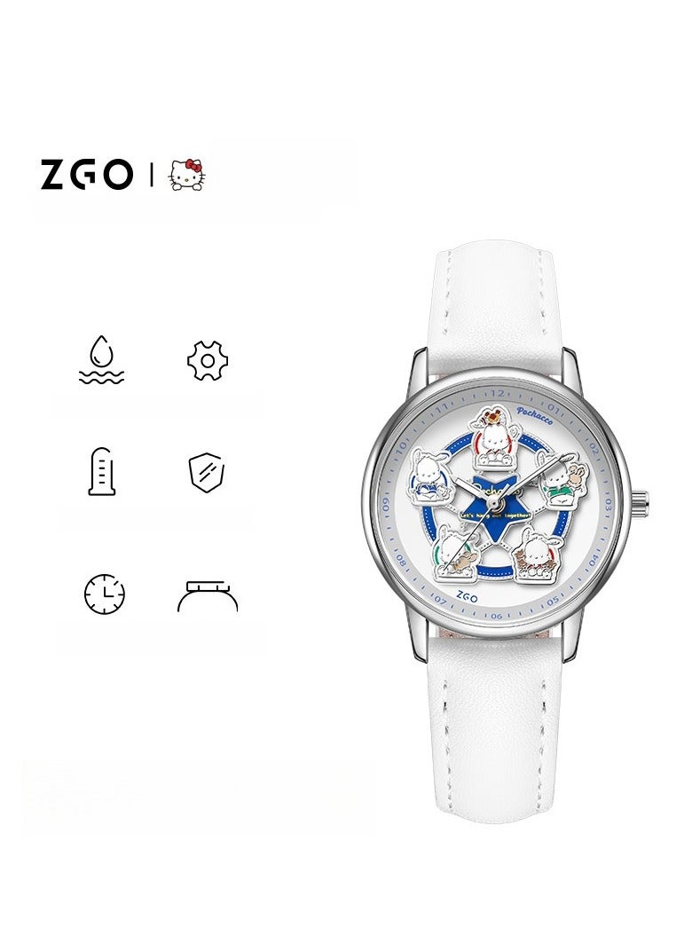 ZGO Carousel Watch Quartz Watch Waterproof Creative Gift Watch - Image 1