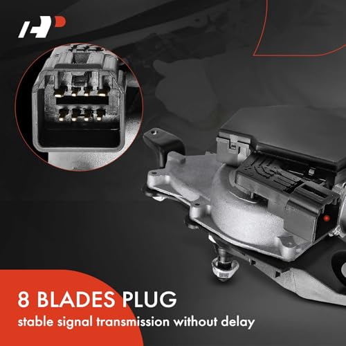 A-Premium Rear Windshield Wiper Motor Compatible with Ford Escape 2008-2012 & Mazda Tribute 2008-2011 & Mercury Mariner 2008-2011, Sport Utility, 8 Pins, Replace# 8L8Z-17508-D - Image 5