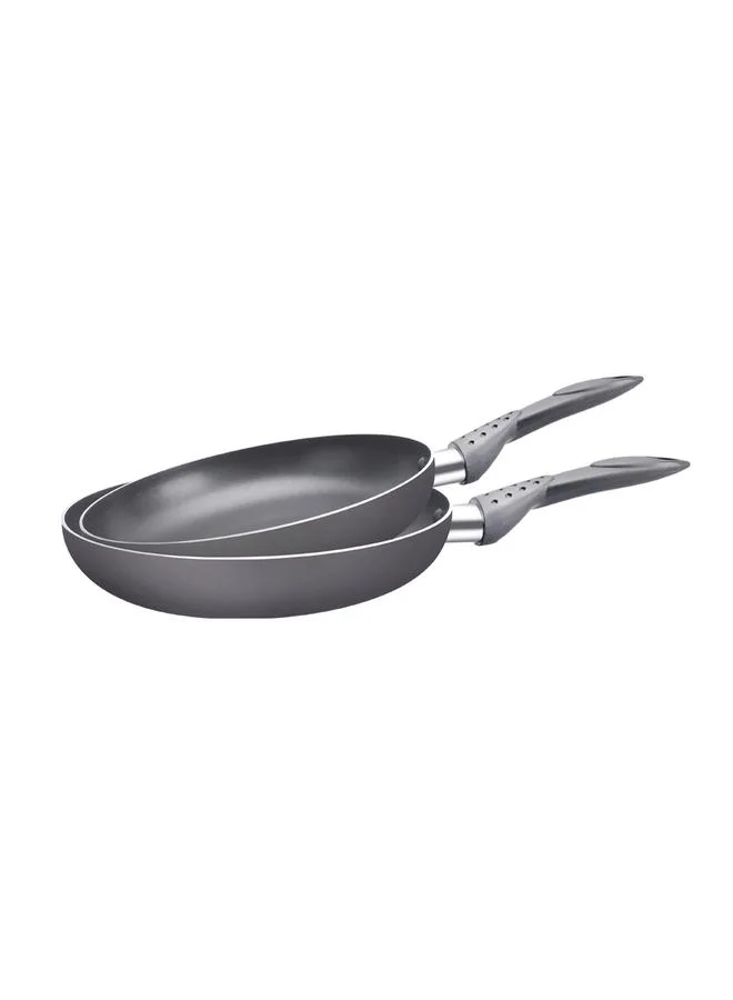 Royalford 2-Piece Non-Stick Aluminum Frypan Set 22x24 cm