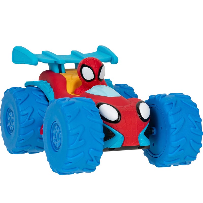 MARVEL Marvel Spidey and His Amazing Friends Marvel Spidey Web Climber - 7-Inch Rev Up Motor Vehicle That Climbs Obstacles  - Image 2