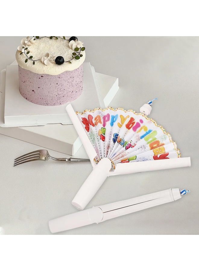 Wanheart 2Pcs Novelty Fan Birthday Candles, Pop-Up Surprise Clown Funny Trick Cake Topper Candle, Creative Happy Birthday Candles for Party Decorations & Supplies - Image 5