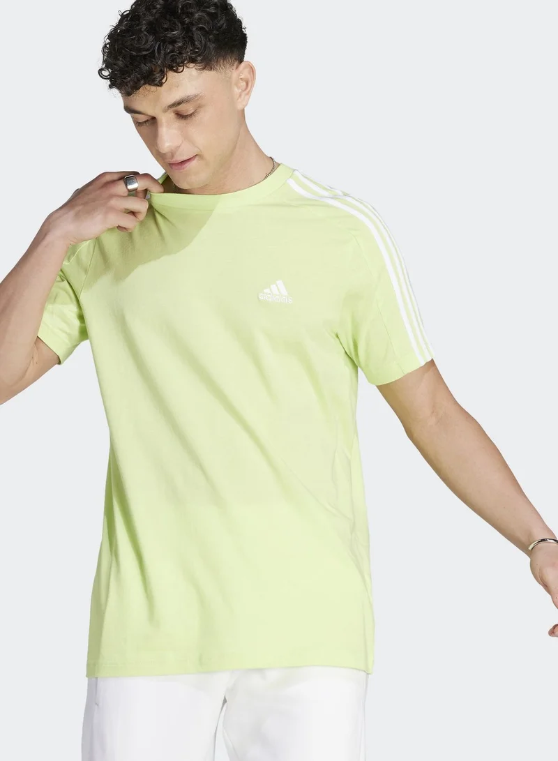 Adidas Essentials Single Jersey 3-Stripes T-Shirt