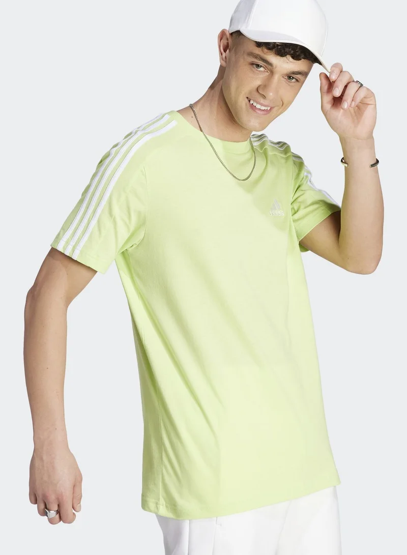 Adidas Essentials Single Jersey 3-Stripes T-Shirt
