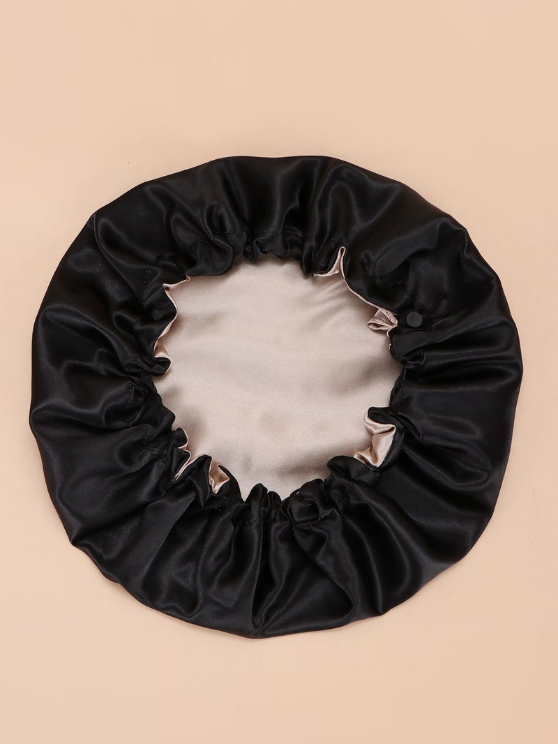 Premium Anti-Frizz Satin Bonnet – Keeps Hair Healthy & Shiny Overnight - Image 3