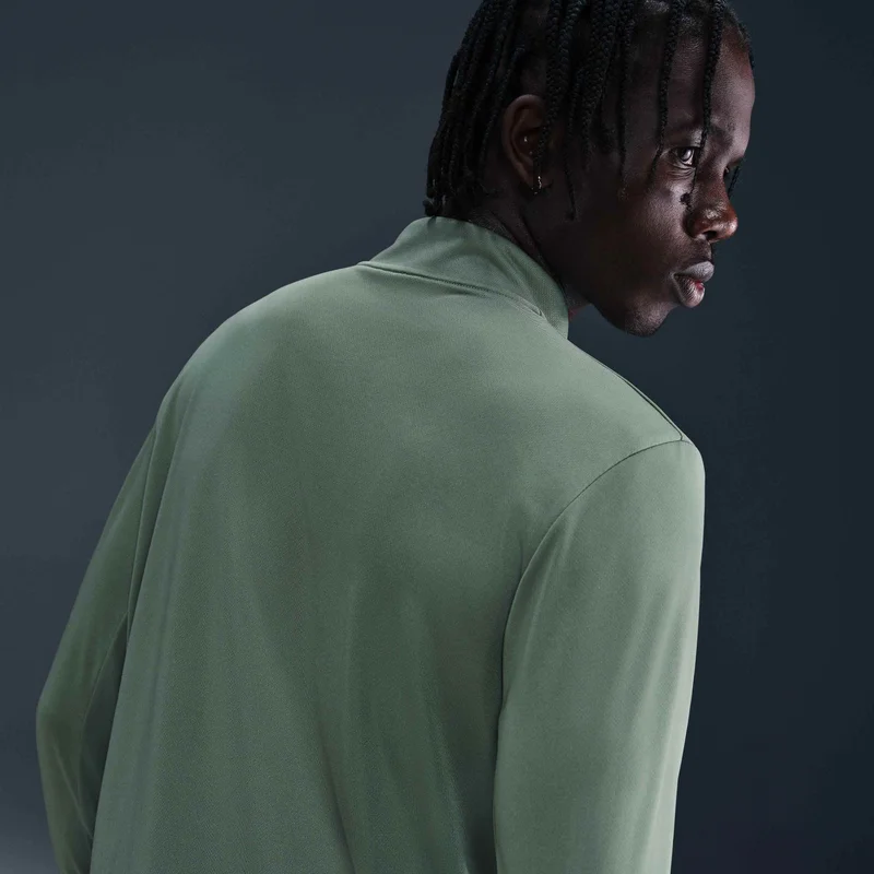 نايكي بيسر تيشيرت الجري دراي-فت بنصف سحاب للرجال