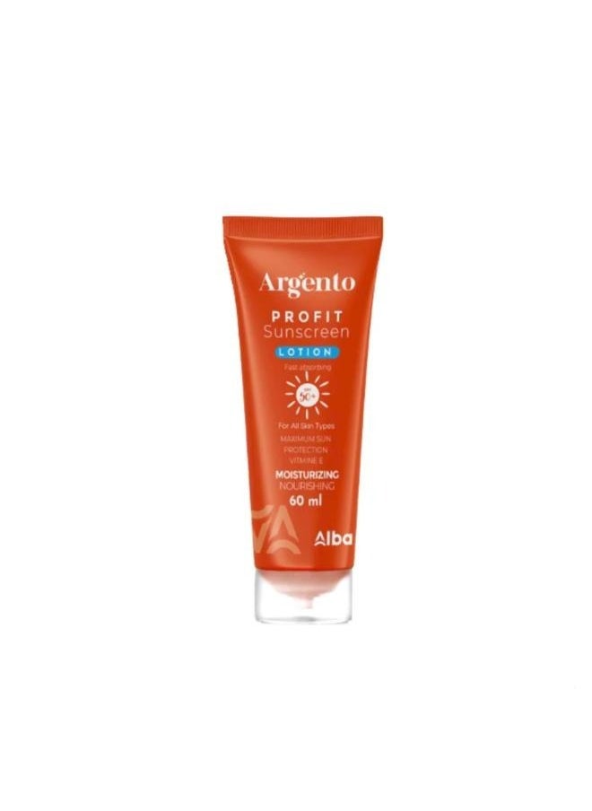 ARGENTO argento profet sunscreen lotion 60ml 