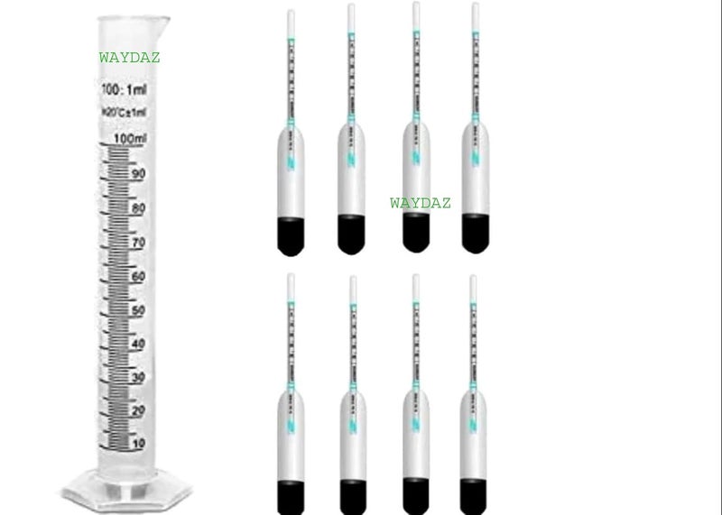 Waydaz WAYDAZ Quick Milk Purity Test Kit Lactometer with 100ML Jar Easy Milk Testing in Minutes 2  - Image 2