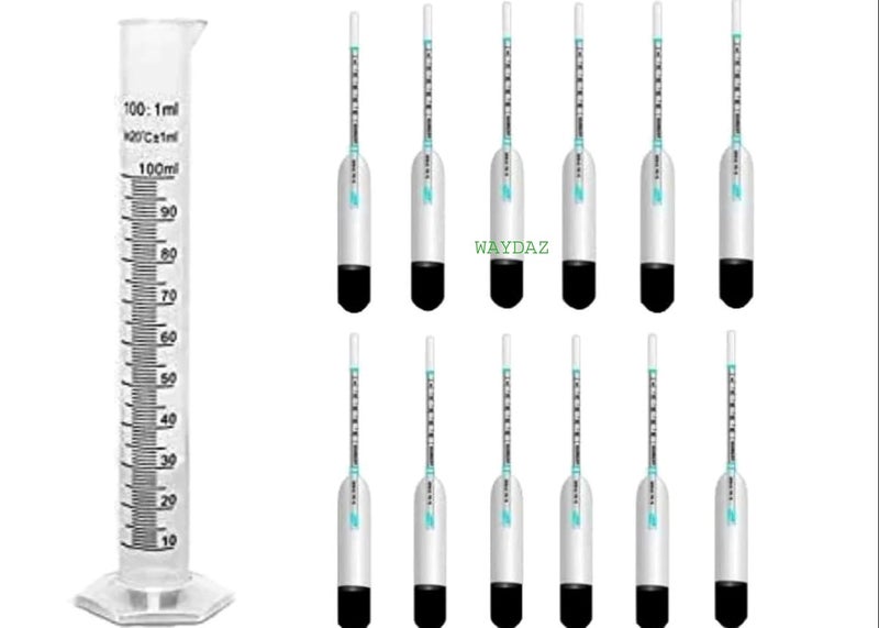 Waydaz WAYDAZ Quick Milk Purity Test Kit Lactometer with 100ML Jar Easy Milk Testing in Minutes 2  - Image 3