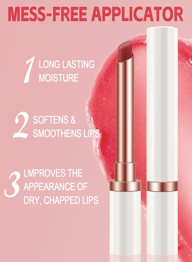 Boobeen Lip Balm Stick, Lip Balm Cream for Dry Cracked Lips, Temperature Color Change Lip Gloss, Long Lasting Lip Moisturizer for Women, Buildable Lip Color - Image 4