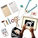 EERKEOD Kids Vet Doctor Kit STEM Toy Learn Animal Anatomy with Stethoscope OrganMuscle Models XRay Cards Interactive Pretend Play for Boys Girls - Image 2