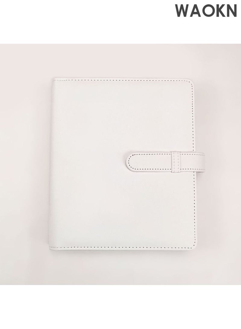 دبليو أيه أو كي أن ألبوم صور جلد صلب اللون ، مصمم بطريقة عصرية وبسيطة وجوية ، مع تخزين بطاقة ألبوم صور بولارويد 3 بوصة وألبوم تخزين كبير سعة أربع شبكات ، مناسب لحفلات الزفاف والسفر وأعياد الميلاد والذكرى السنوية وغيرها من المناسبات التذكارية. - Image 1