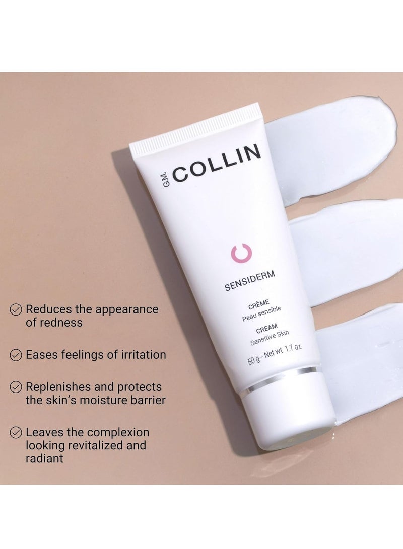 G.M. COLLIN Sensiderm Cream | Daily Face Moisturizer for Sensitive Skin | Hydrating Lotion to Help Reduce the Appearance of Redness - Image 2