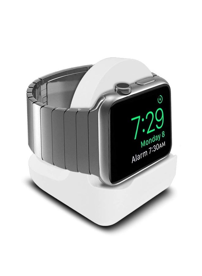WinCheer حامل ساعة متوافق مع حامل شحن Apple Watch، حامل شحن iWatch Nightstand Mode مع فتحة مدمجة لتنظيم الكابلات وحامل مكتبي لسلسلة 11/10/9/8/SE/Ultra 49/45/41/38 مم - Image 1
